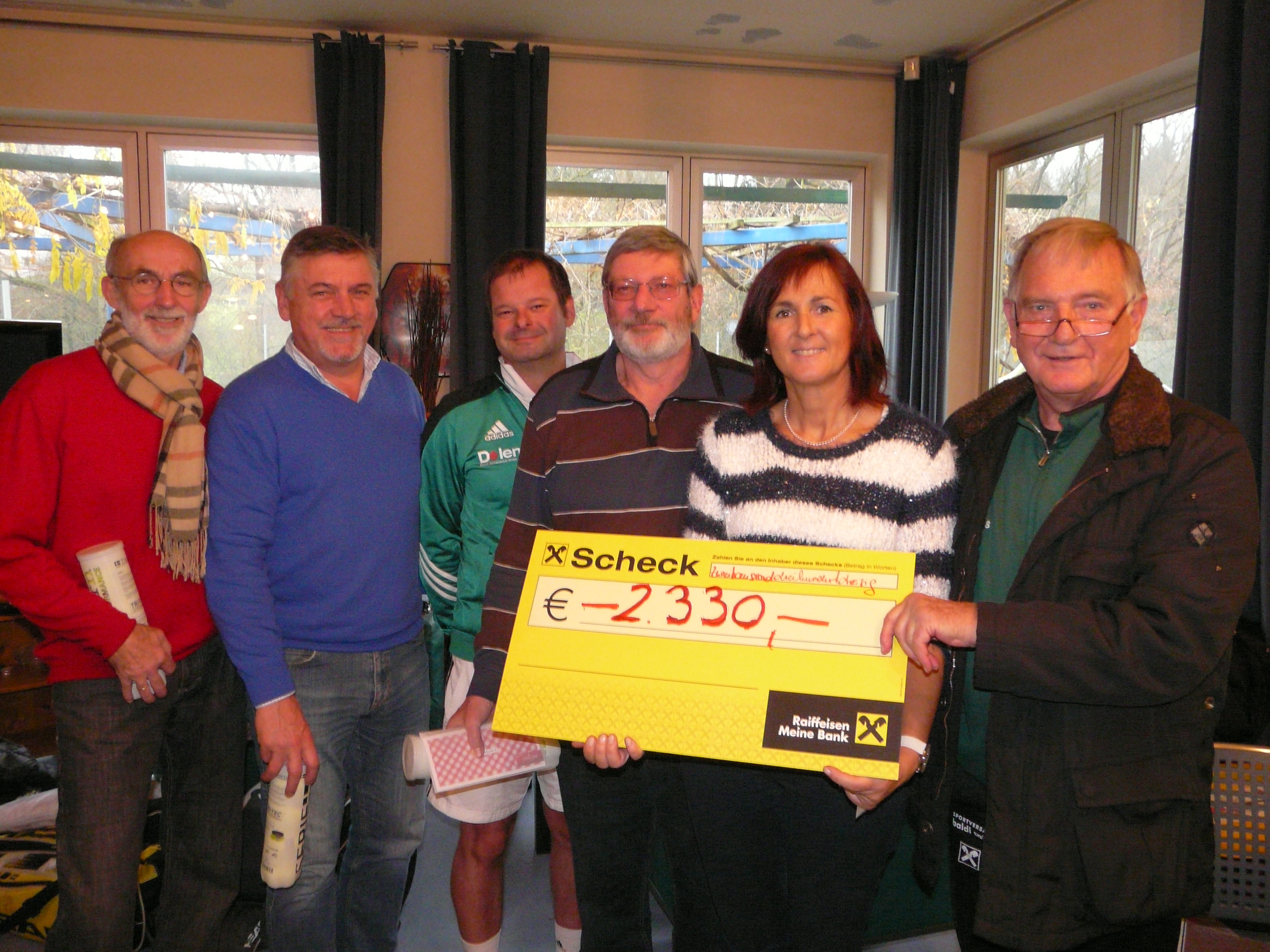 Werner Losch | Helmut Kurzweil | Hannes Dolzer | Heribert Moser | Ingrid Colombo | Walter Hiesel (v.l.)