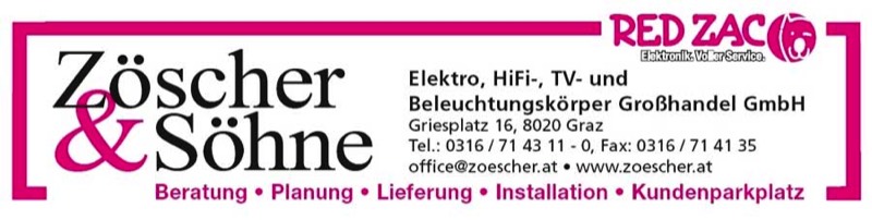 Zöscher & Söhne Elektro TV HiFi Beleuchtungskörper