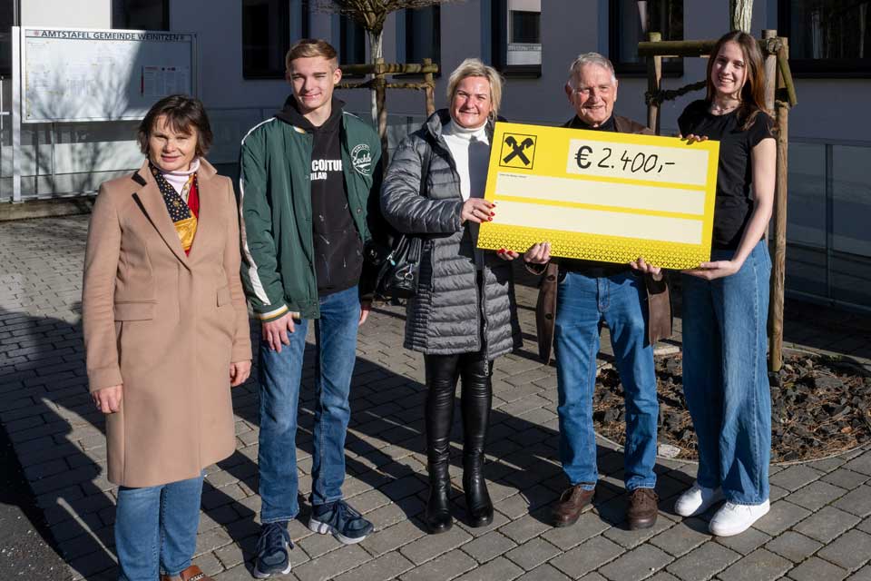 Club Steiermark Spendenübergabe Jänner 2024