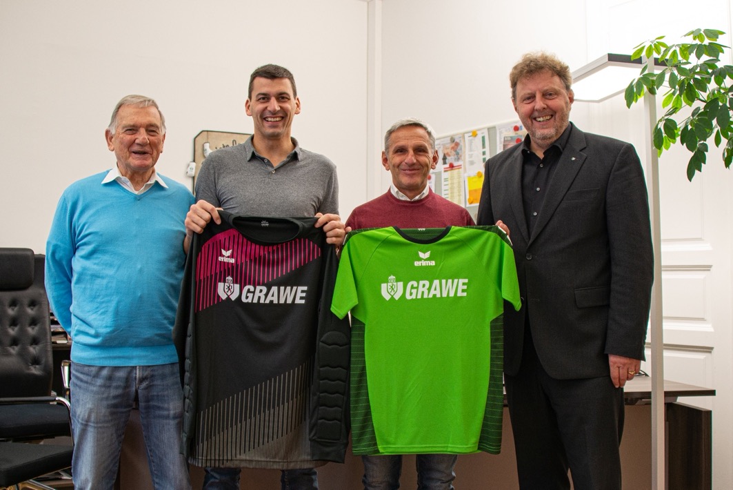 GRAWE Landesdirektor Anton Genseberger, Club Steiermark Walter Hiesel, Klaus Spirk, Jürgen Thier