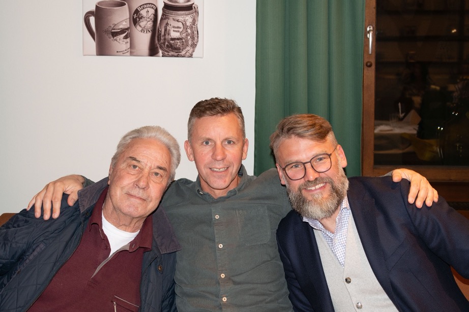 Robert Kaiser mit Didi Pegam und Arnold Wetl