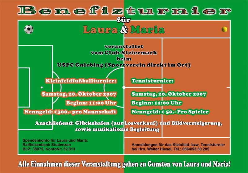 Benefizturnier am 20.10.2007